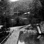 Rockbrook Camp, founded 1921, Lake and Lodge View