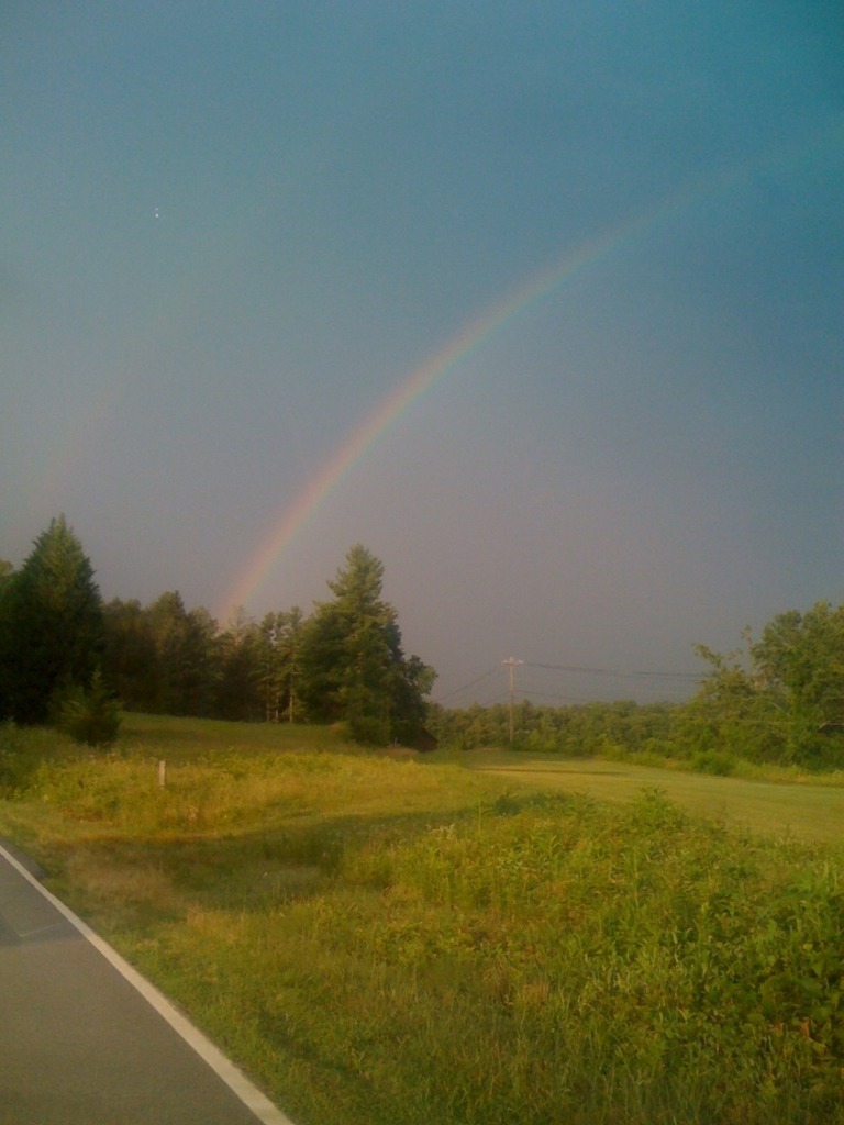 Rainbow over Rockbrook Camp