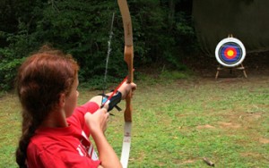 Summer Camp Girls Archery