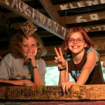 Cabin Friends at Girls Camp