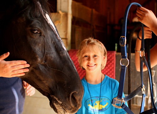 Horseback Camp Girl
