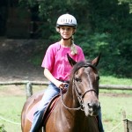 Equestrian camp rider girl