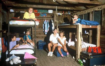 Girl Camp Cabin Inside