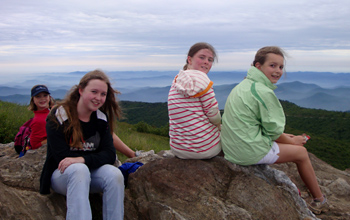 Camp Girls Hiking Trip