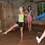 Kids learning dance at summer camp