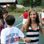 Summer Camp Girls Square Dancing