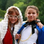 Kids dressed up at Girls Camp