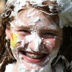 Shaving Cream Face Girl