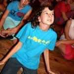 Silly camp game for children