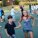 Girls camp square dance