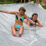 Girls Camps Slip and Slide fun