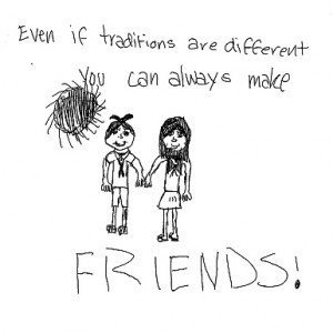 Camp Friends Drawing