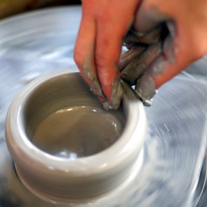 Kids Learning Ceramics at Camp