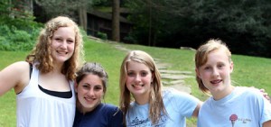 Girls Make Friends at Summer Camp