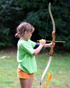 Young Girls Archery