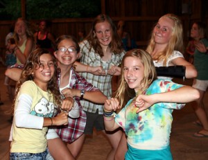 Camp Dance with girls and boys camps
