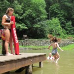 camper swimming test