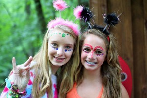 campers dressed as space aliens