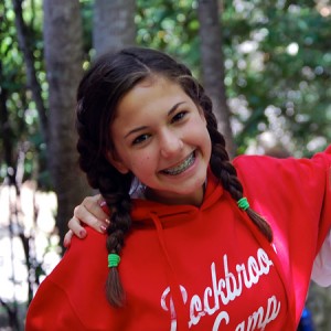 teen girl at summer camp smiling