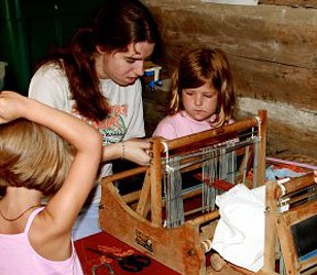 weaving-camp-girls